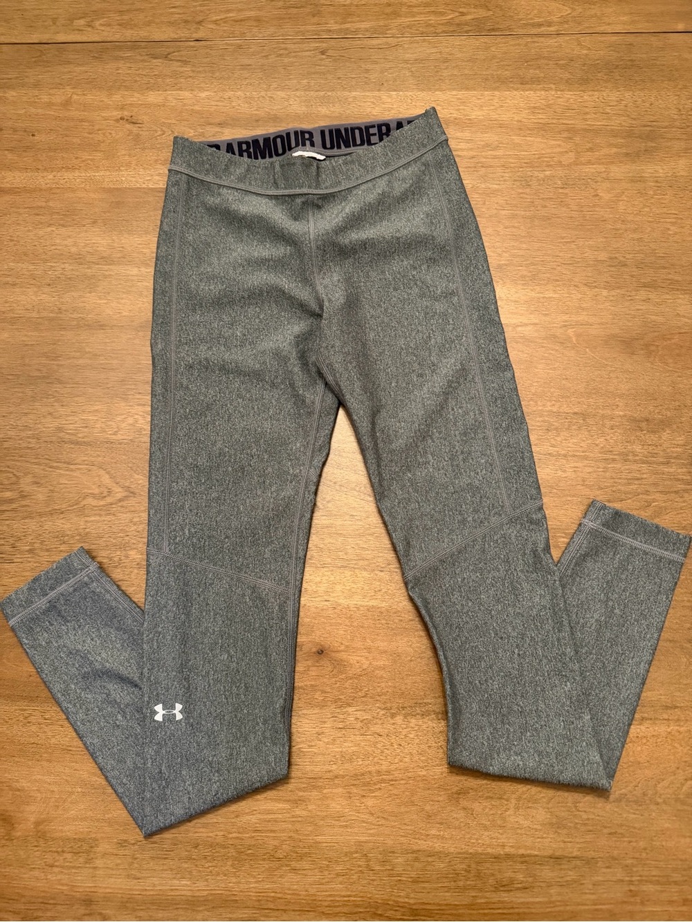 Under Armour Grey Heather Performance Leggings